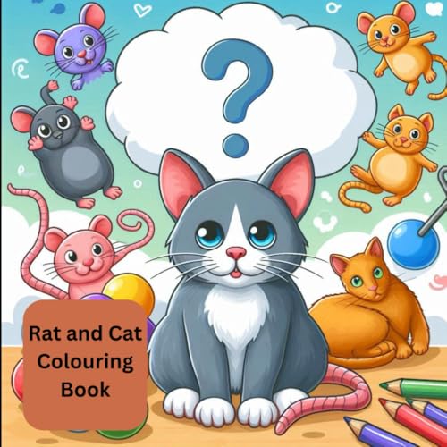 Rat and Cat Coloring Book: A Fun and Adorable Collection of Playful and Whimsical Rat & Cat Illustrations.: A Delightful Coloring Adventure Featuring ... and Cats for Kids, Adults, and Animal Lovers. Rat and Cat Coloring Book: A Fun and Adorable Collection of Playful and Whimsical Rat & Cat Illustrations.: A Delightful Coloring Adventure Featuring ... and Cats for Kids, Adults, and Animal Lovers. von Independently published
