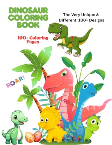 Roar & Color: A Dinosaur Adventure Coloring Book.: Fun and Educational Dino-Themed Coloring Pages for Kids Ages 3–8 | Learn, Color, and Explore the Prehistoric World. von Independently published