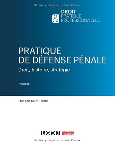 Pratique de défense pénale: Droit, histoire, stratégie von LGDJ