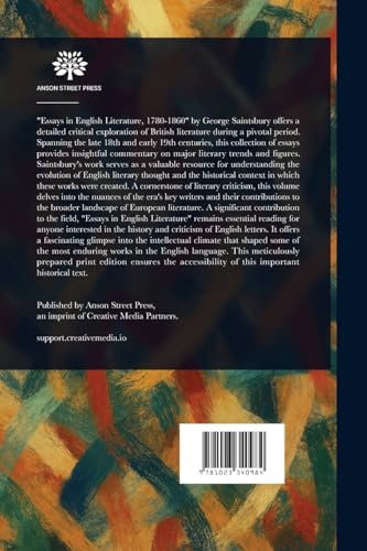 Essays in English Literature von Anson Street Press