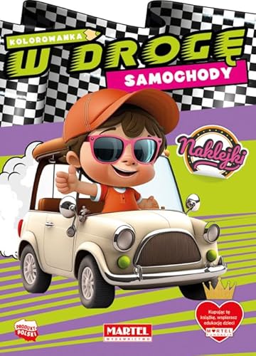 Kolorowanka W drogę. Samochody z naklejkami Kolorowanka W drogę. Samochody z naklejkami von Martel