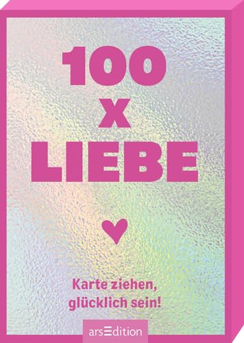 100 x Liebe: Karte ziehen, glücklich sein | 100 spielerische Ideen auf 50 Kärtchen für Paare, Geschenk zur Hochzeit oder zum Valentinstag mit Holofolie 100 x Liebe: Karte ziehen, glücklich sein | 100 spielerische Ideen auf 50 Kärtchen für Paare, Geschenk zur Hochzeit oder zum Valentinstag mit Holofolie