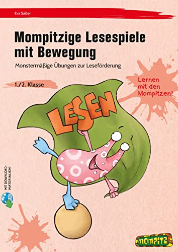 Mompitzige Lesespiele mit Bewegung: Monstermäßige Übungen zur Leseförderung - mit umfangreichem Zusatzmaterial (1. und 2. Klasse) von Persen Verlag in der AAP Lehrerwelt