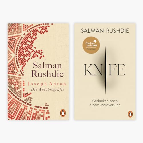 Salman Rushdie: Joseph Anton + Knife + 1 exklusives Postkartenset