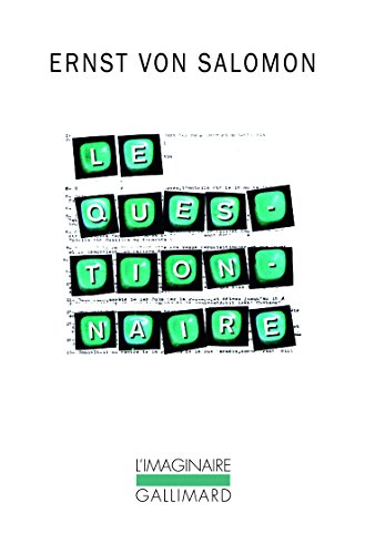 Le questionnaire von GALLIMARD