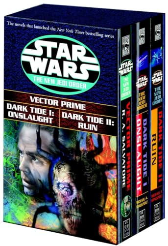 Star Wars NJO 3c box set MM: Vector Prime/Dark Tide I: Onslaught/Dark Tide Ii: Ruin