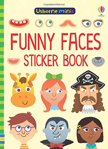 Funny Faces Sticker Book (Usborne Minis)