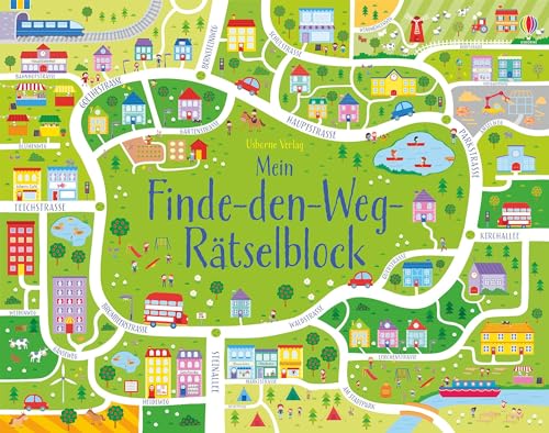 Mein Finde-den-Weg-Rätselblock (Usborne Mitmach-Blöcke)