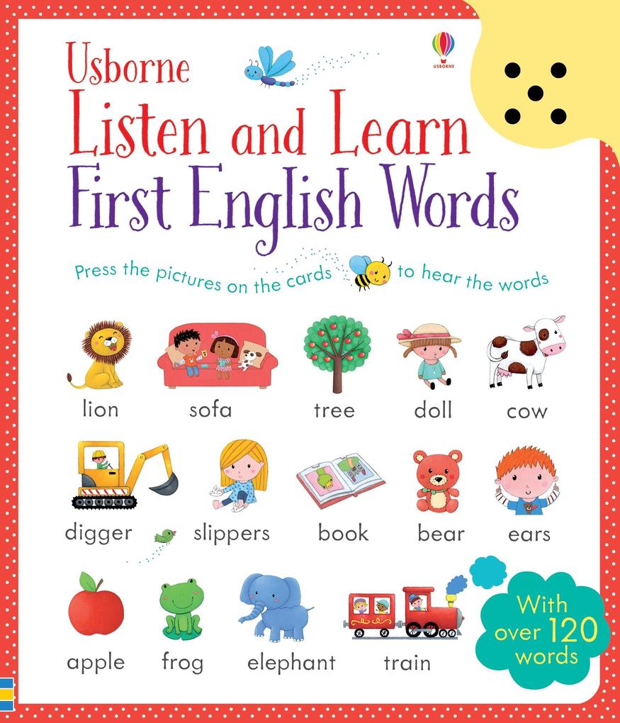 Listen and Learn First English Words von Usborne Publishing