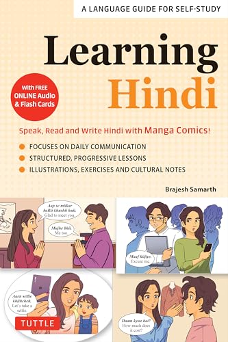 Learning Hindi: Speak, Read and Write Hindi With Manga Comics!; A Language Guide for Self-Study von Tuttle Publishing