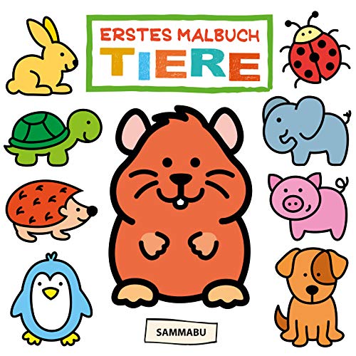 Erstes Malbuch Tiere (Malbuch ab 1 Jahr)