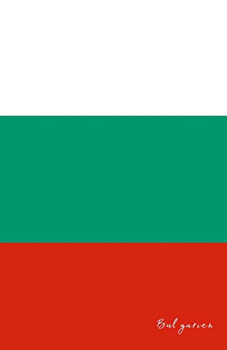 Bulgarien: Flagge, Notizbuch, Urlaubstagebuch, Reisetagebuch zum selberschreiben