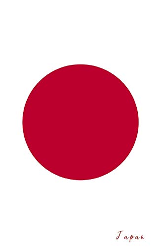 Japan: Flagge, Notizbuch, Urlaubstagebuch, Reisetagebuch zum selberschreiben