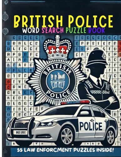 British Police Word Search Puzzle Book: 55 Challenging Puzzles Inspired by UK Law Enforcement: Fun Brain Games for Adults Featuring Real Police ... Perfect for Officers, Recruits & Enthusiasts British Police Word Search Puzzle Book: 55 Challenging Puzzles Inspired by UK Law Enforcement: Fun Brain Games for Adults Featuring Real Police ... Perfect for Officers, Recruits & Enthusiasts von Independently published