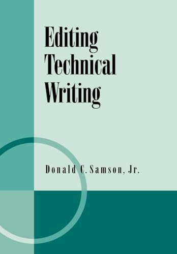 Editing Technical Writing von Oxford University Press