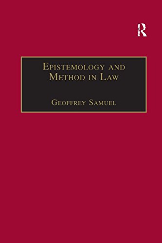 Epistemology and Method in Law (Applied Legal Philosophy)