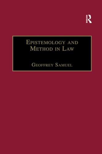 Epistemology and Method in Law (Applied Legal Philosophy)