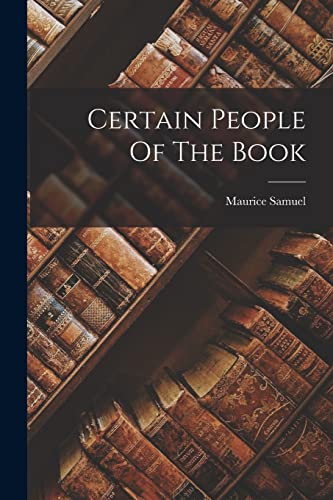 Certain People Of The Book von Legare Street Press