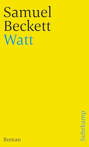 Gesammelte Werke in den suhrkamp taschenbüchern: Watt. Roman (suhrkamp taschenbuch)