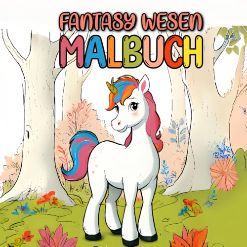 Fantasy Wesen: Malbuch von Independently published