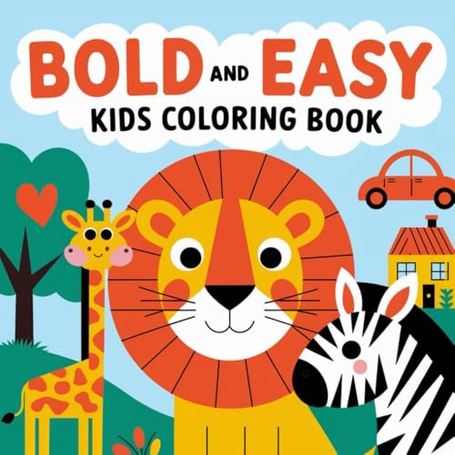 Big Book of Coloring for Boys and Girls: Big Book of Animals and Living Things, Wild Animals Coloring Book for Kids, Animal Adventures Colouring Book von Independently published