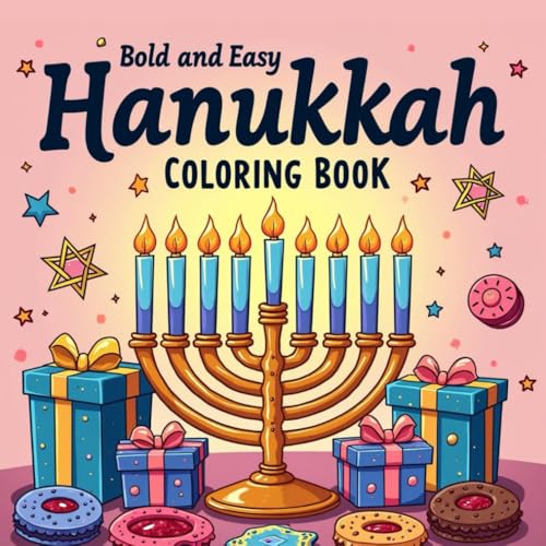 Hanukkah Coloring Book for Kids: Fun Holiday Activities, Menorahs, Dreidels, and More! Holiday Coloring Book for Kids, Festive Hanukkah Coloring Fun, Hanukkah Activity Book von Independently published