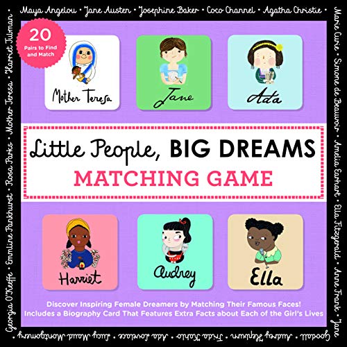 Little People, BIG DREAMS Matching Game: Put Your Brain to the Test with All the Girls of the Little People, BIG DREAMS Series! Little People, BIG DREAMS Matching Game: Put Your Brain to the Test with All the Girls of the Little People, BIG DREAMS Series!