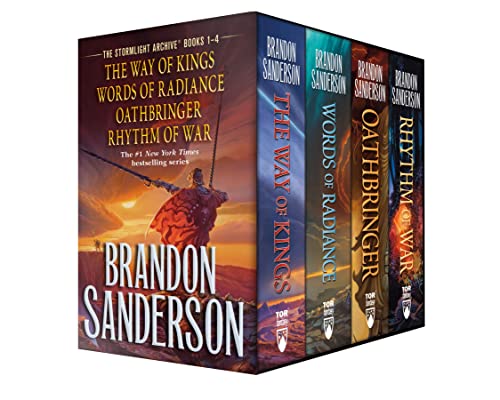 Stormlight Archive: The Way of Kings / Words of Radiance / Oathbringer / Rhythm of War (Stormlight Archive, 1-4)