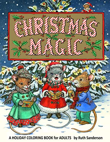 Christmas Magic: A Holiday Coloring Book for Adults