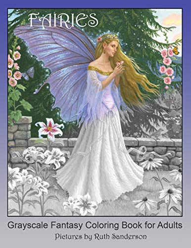 FAIRIES: Grayscale Fantasy Coloring Book for Adults von Independently Published