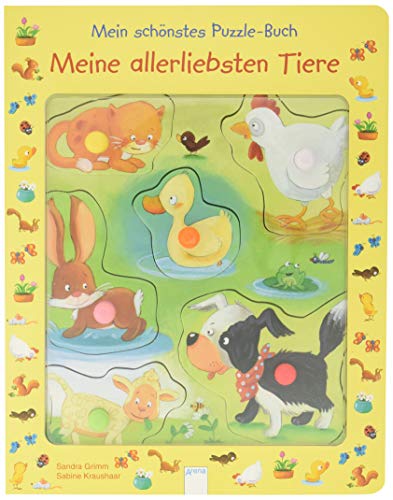 Meine allerliebsten Tiere: Mein schönstes Puzzle-Buch