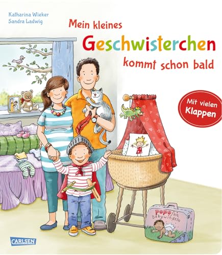 Mein kleines Geschwisterchen kommt schon bald: Ein gefühlvolles Pappbilderbuch über Geschwister und Familienzuwachs ab 3 Jahren