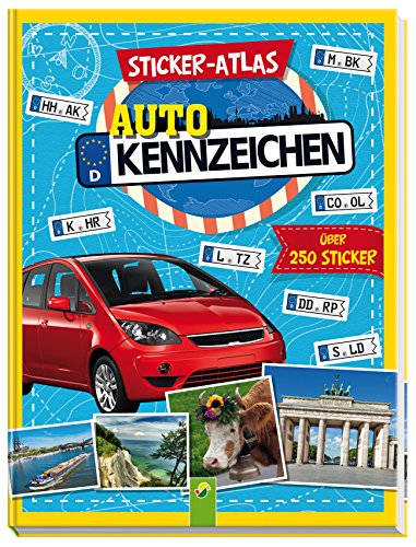 Sticker-Atlas Autokennzeichen: Über 250 Sticker