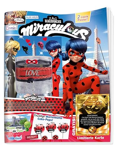Miraculous Magazin 06/23 | Infinity-Armband | Abenteuer mit Ladybug und Cat Noir von Blue Ocean Entertainment AG