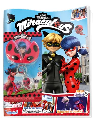 Miraculous Magazin 07/23 | Jo-Jo + Tikki-Anhänger | Abenteuer mit Ladybug und Cat Noir von Blue Ocean Entertainment AG