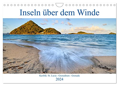 Inseln über dem Winde (Wandkalender 2024 DIN A4 quer), CALVENDO Monatskalender von CALVENDO