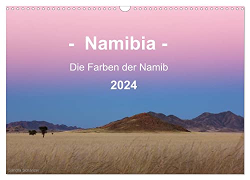 Namibia - Die Farben der Namib (Wandkalender 2024 DIN A3 quer), CALVENDO Monatskalender von CALVENDO
