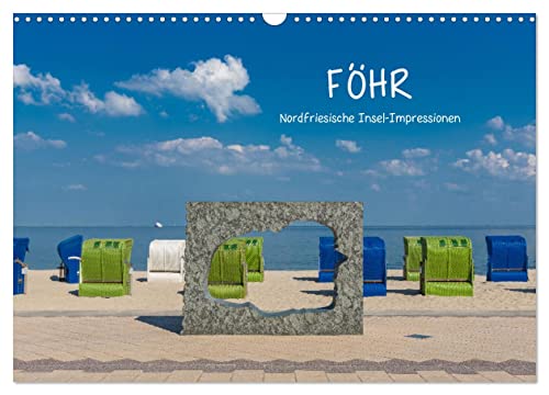 Föhr - Nordfriesische Insel Impressionen (Wandkalender 2025 DIN A3 quer), CALVENDO Monatskalender