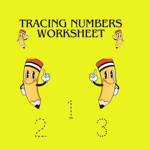 Tracing Numbers Worksheet von Independently published