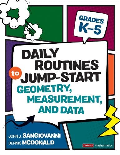 Daily Routines to Jump-start Geometry, Measurement, and Data, Grades K-5 (Corwin Mathematics) von Corwin Press Inc