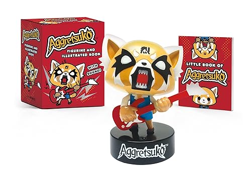 Aggretsuko Figurine and Illustrated Book: With Sound! (RP Minis)