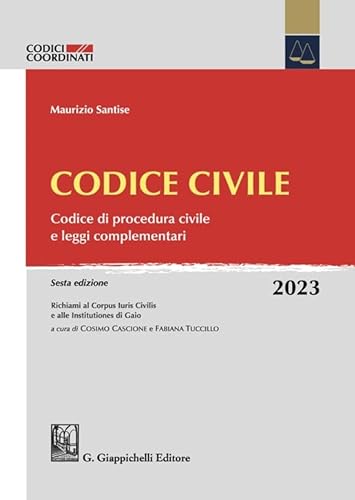 Codice civile. Codice di procedura civile e leggi complementari (Codici coordinati) von Giappichelli-Linea Professionale