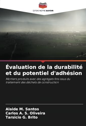 Évaluation de la durabilité et du potentiel d'adhésion: Mortiers produits avec des agrégats fins issus du traitement des déchets de construction