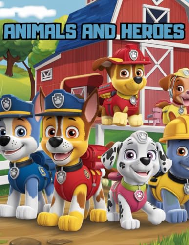 Animals and Heroes: Coloring book for kids von Independently published