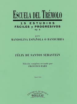 15 Estudios fáciles y progresivos de Mandolina, Bandúrria y Laúd