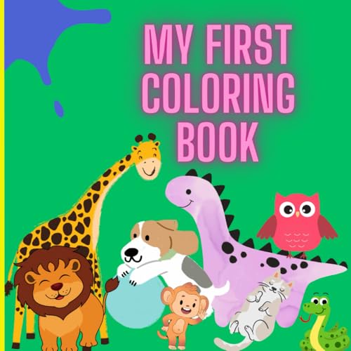 Cutes Animals with names Coloring book: Educational coloring pages with animals and names for 3-6 von Independently published