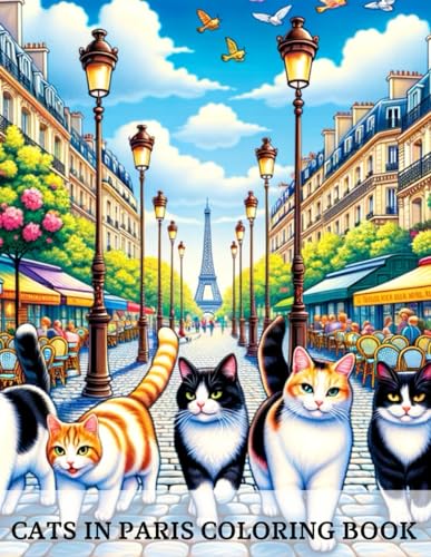 Cats in Paris Colouring Book Cats in Paris Colouring Book
