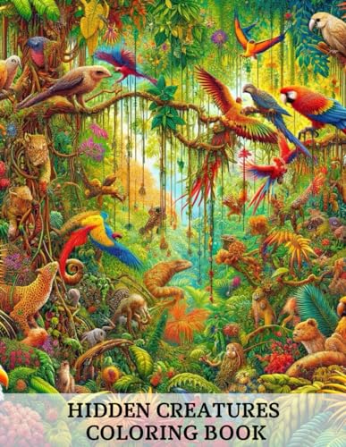 Hidden Creatures Coloring Book Hidden Creatures Coloring Book