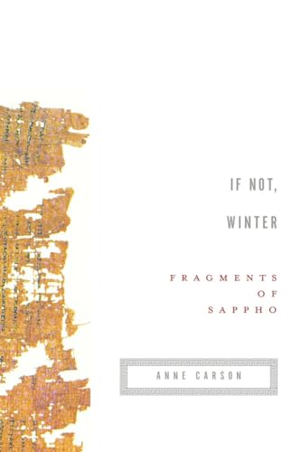 If Not, Winter: Fragments of Sappho (Vintage Contemporaries)