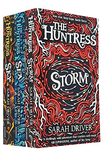 Sarah Driver The Huntress Trilogy 3-Bücher-Sammlungsset – Meer, Himmel, Sturm